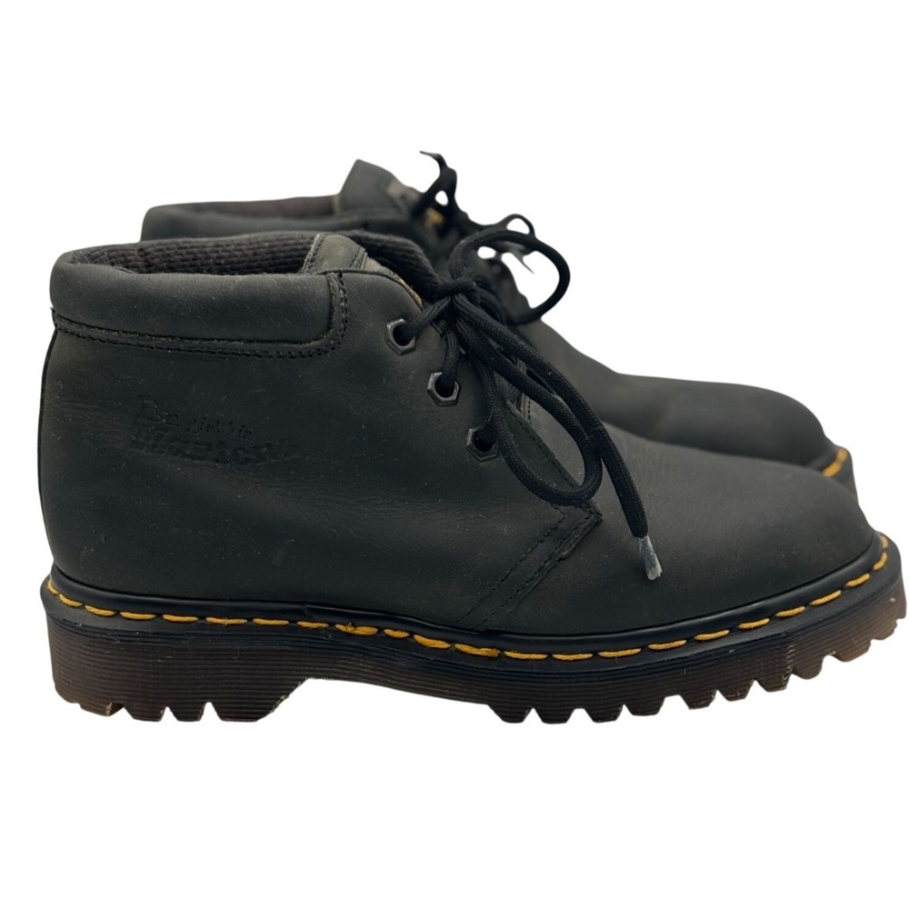 Dr. Martens Charcoal Ankle Booties